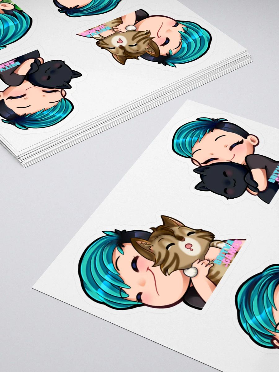 Emote Sticker Sheet 2 (4 stickers) product image (4)