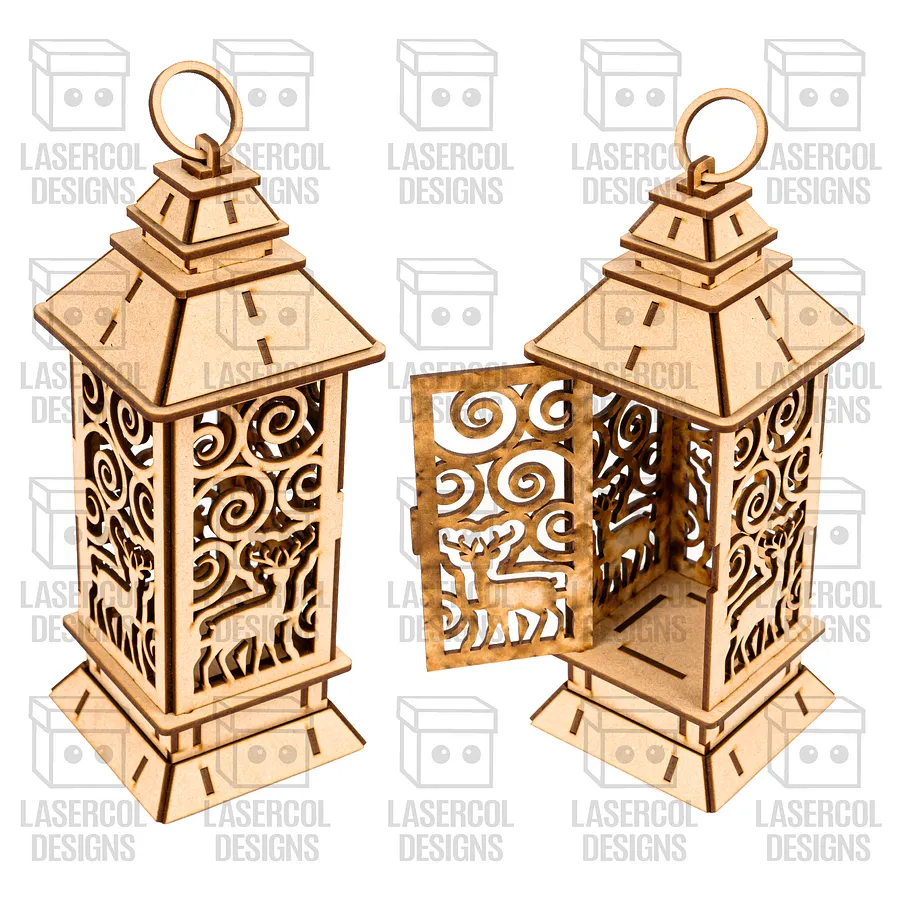 Christmas Lanterns (5 Styles) - Laser Cut Files product image (2)