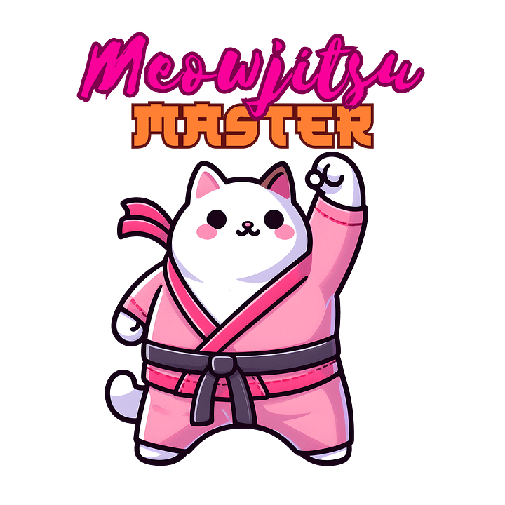 Kawaii Jiu Jitsu Cat product image (2)
