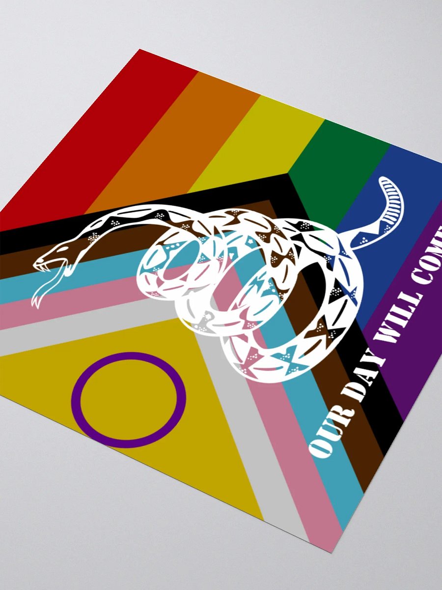 Progress Pride Sticker - Our Day Will Come product image (3)