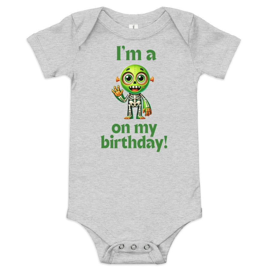 Monster Birthday Bash Baby Onesie product image (4)