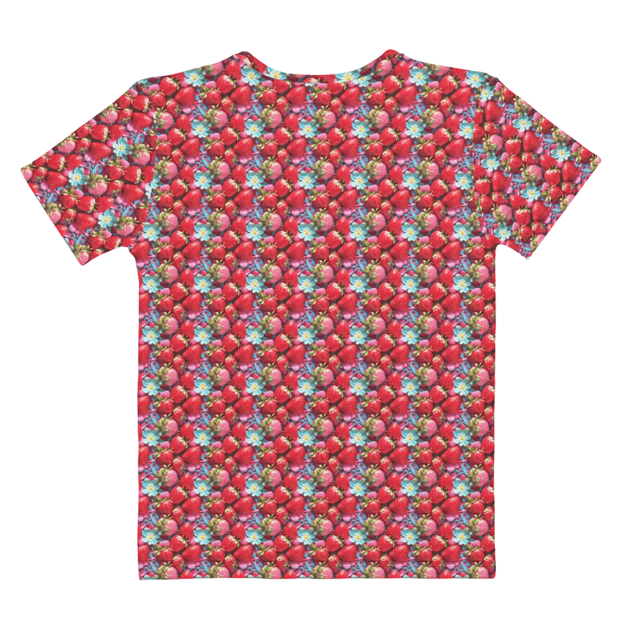 Cute Strawberry Pattern All Over Print T-shirt product image (9)