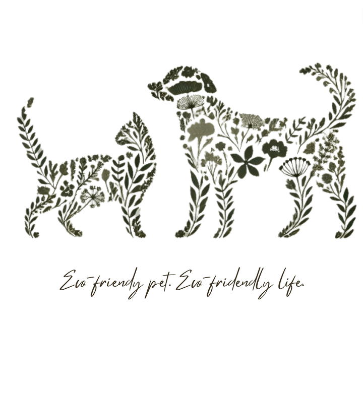 Eco-Friendly Pet Duo: Floral Art Collection product image (1)