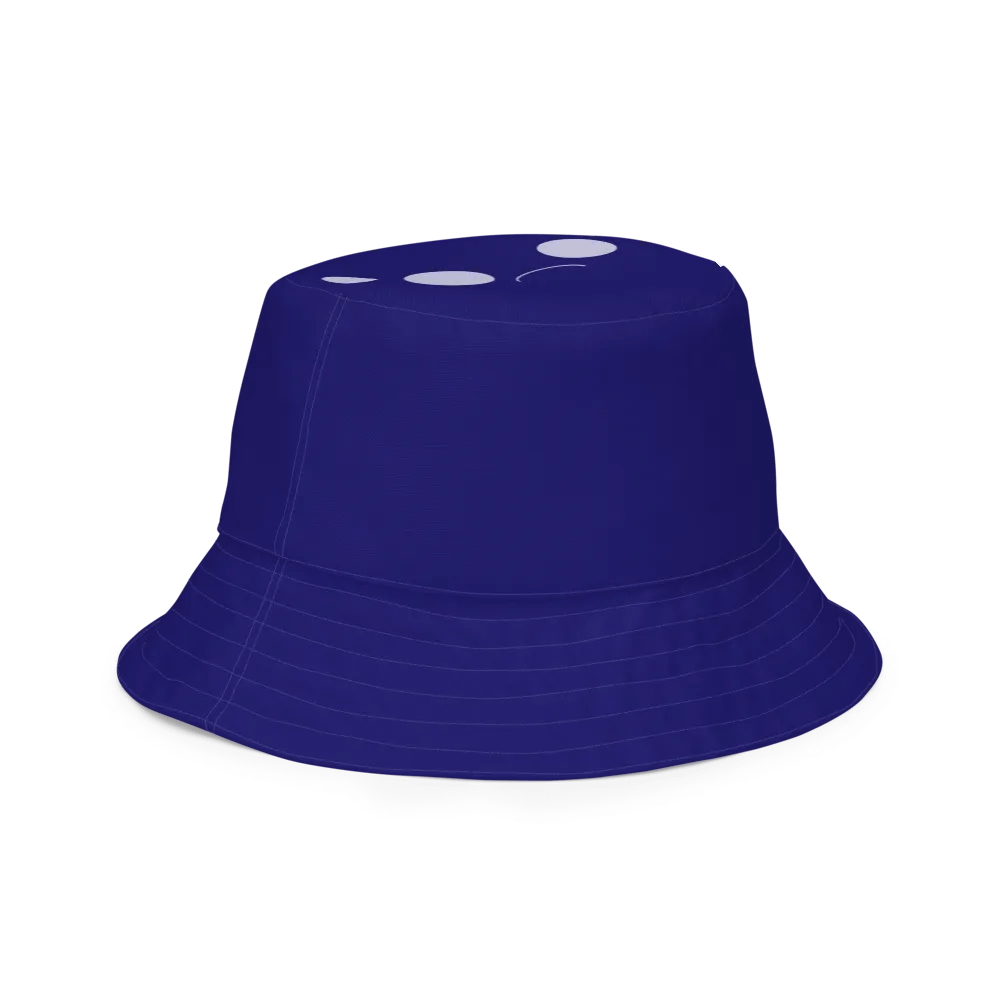 Secret Bob Nova Tin Foil Hat- Reversible All Over print gray and foil print bucket hat product image (12)