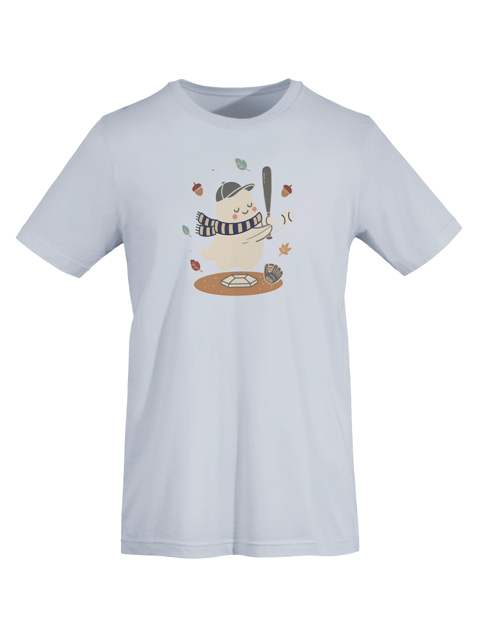 Ghost playing baseball T-shirt product image (69)