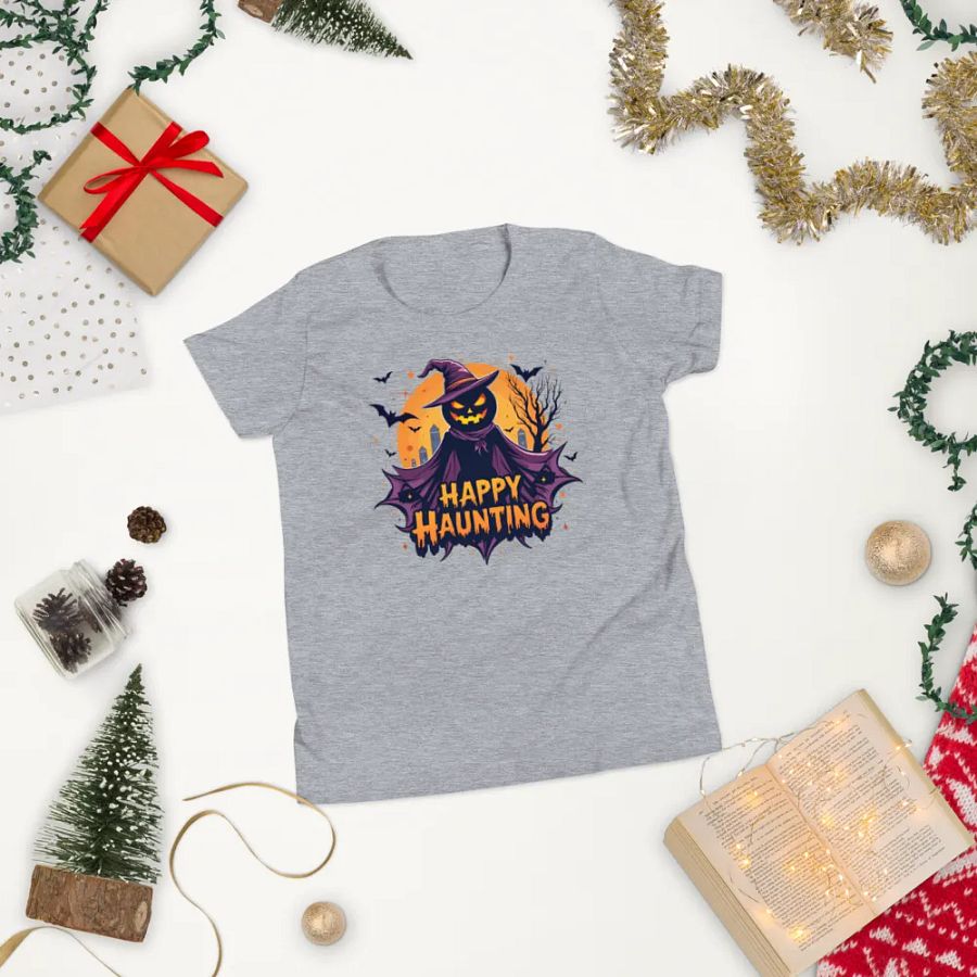 Happy Haunting Youth T-Shirt product image (21)