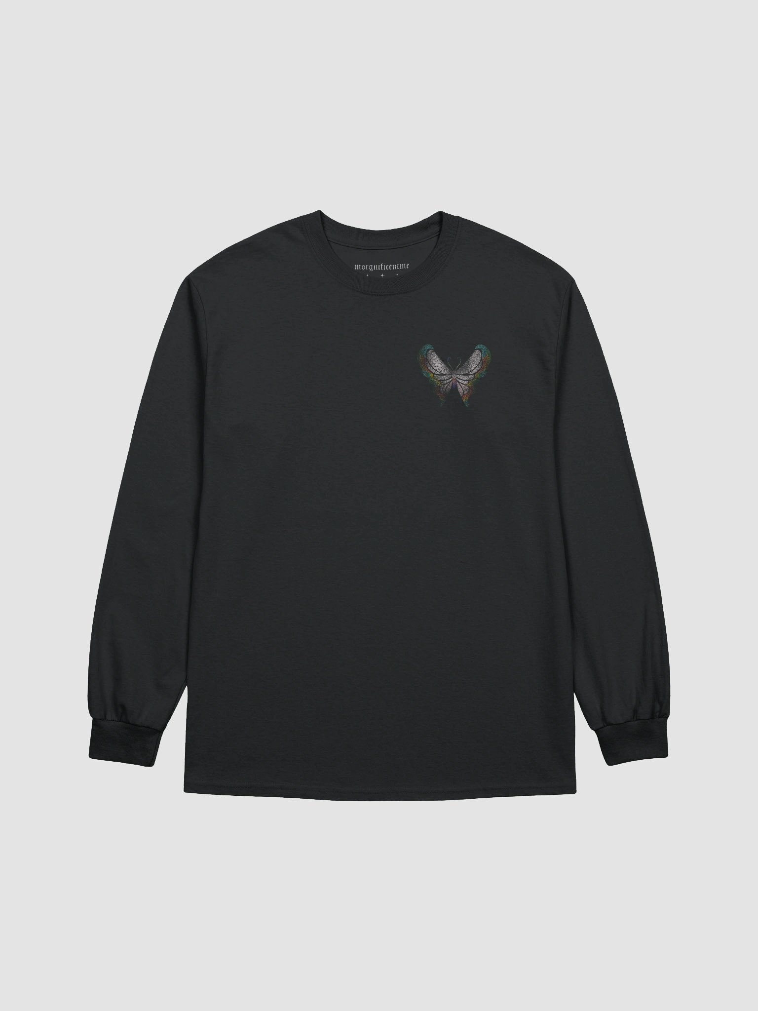 Clean Sleeves Manifesting a Plushie Long Sleeved Tee - Grunge Butterfly Edition product image (3)