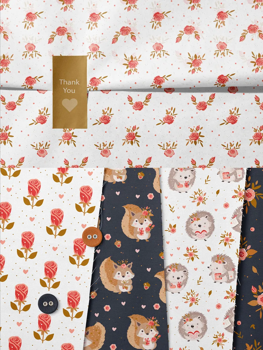 Lovely Animals Seamless Patterns product image (4)
