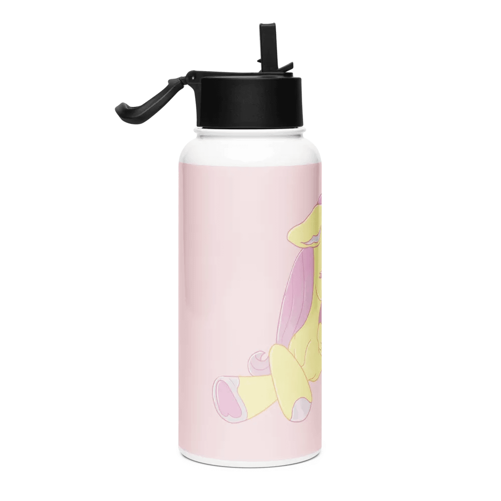 Fluttershy Stainless Steel Water Bottle with a Straw Lid product image (4)