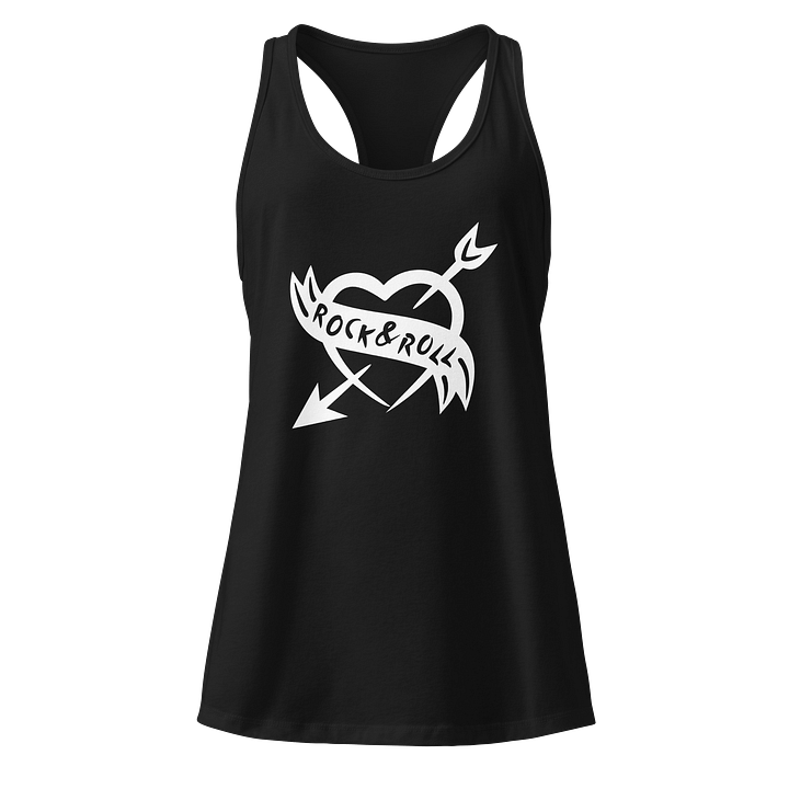 Rock & Roll Heart Strike Racerback Tank Top product image (1)