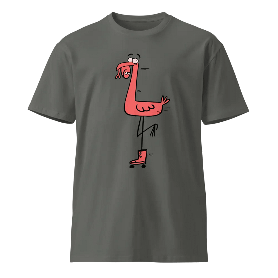 Whimsical Flamingo Sneaker Tee product image (1)