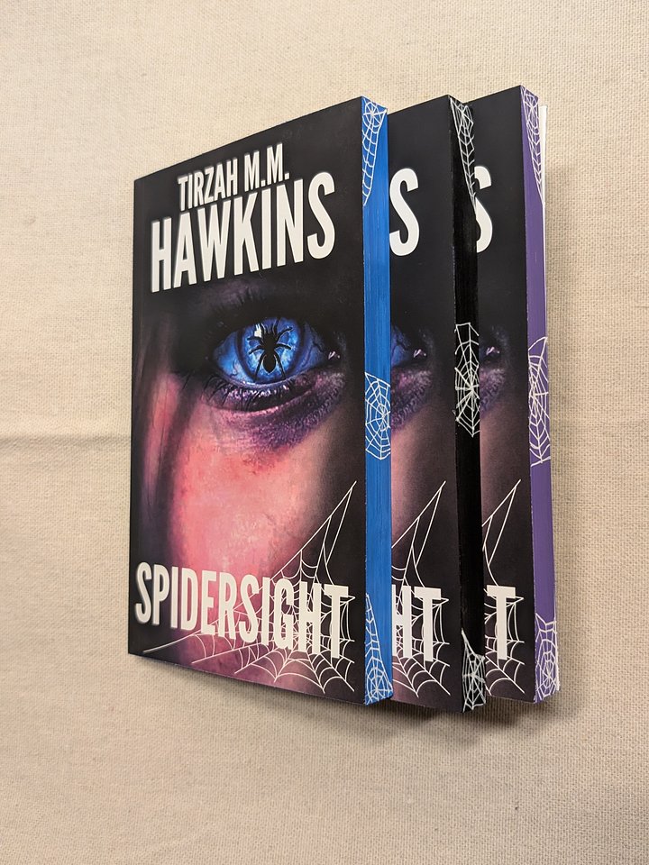 Spidersight Paperback with choice of edge color product image (1)