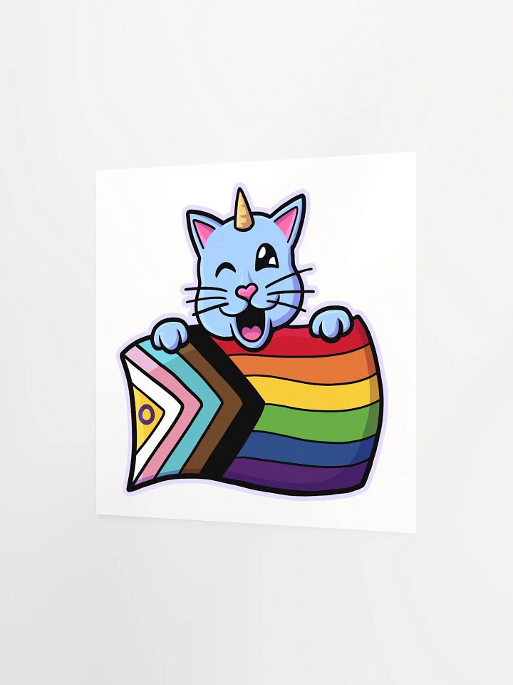 Progress Pride Kittycorn Poster product image (6)
