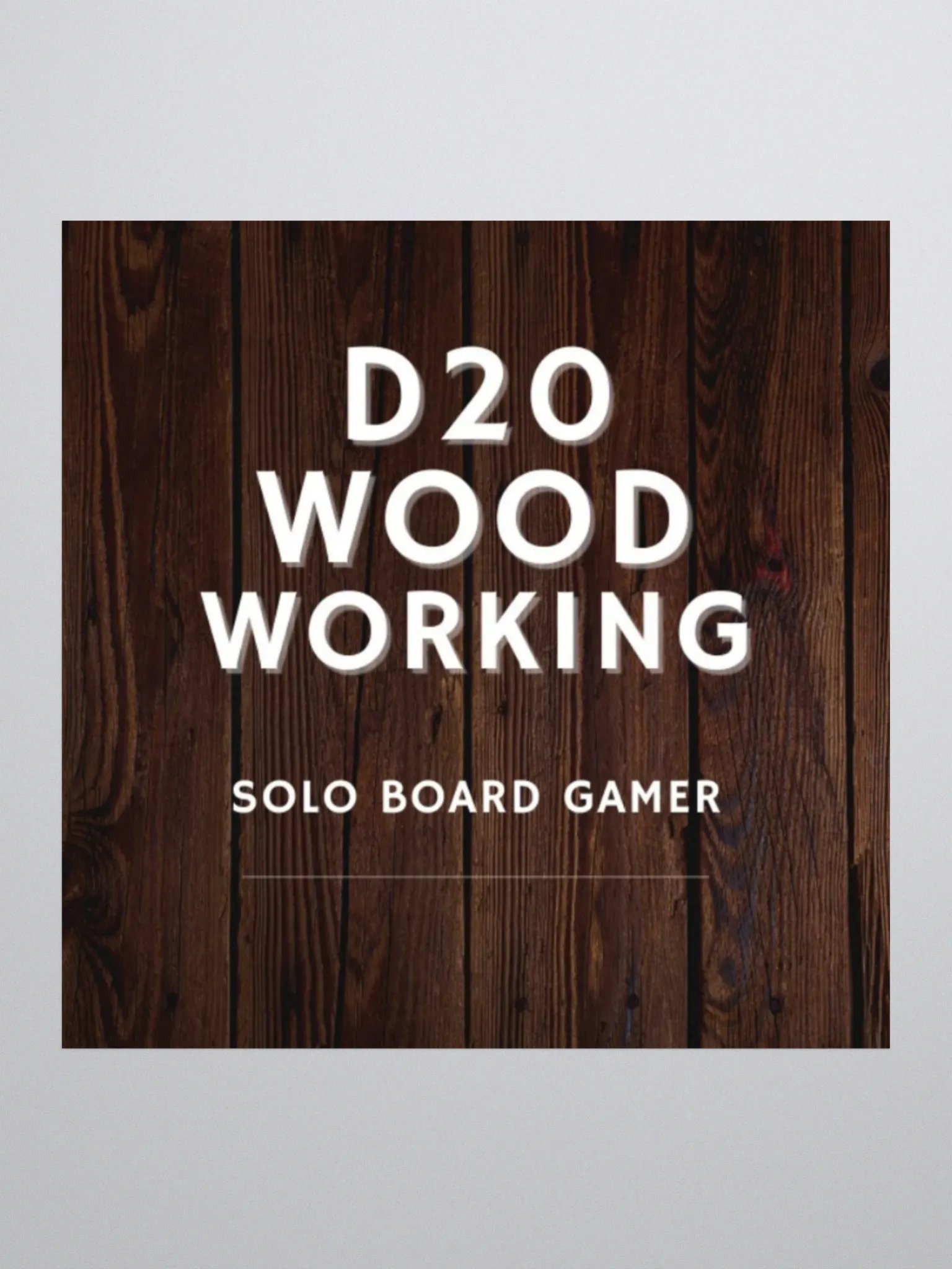 D20 Woodworking Sticker product image (1)