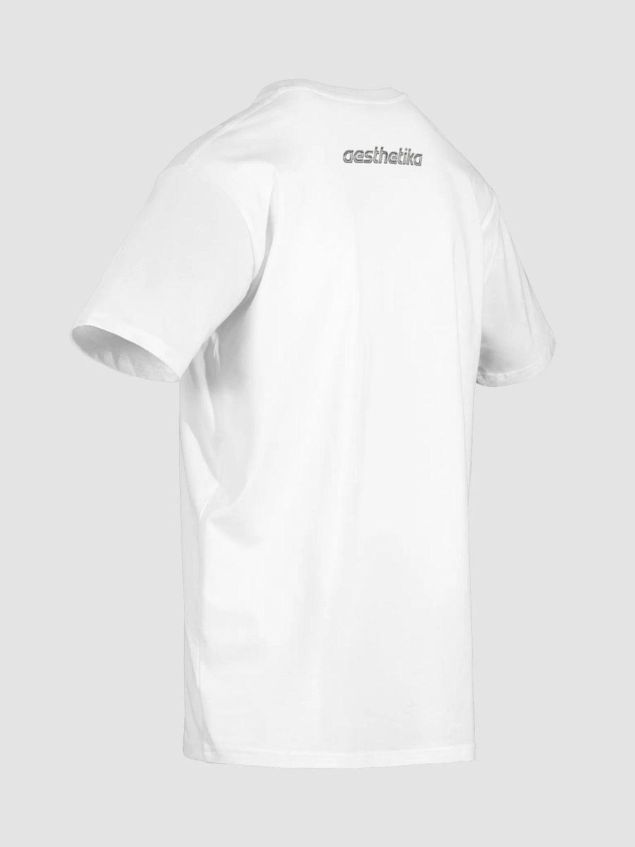 Reflective Chrome aesthetika Premium White Shirt product image (8)