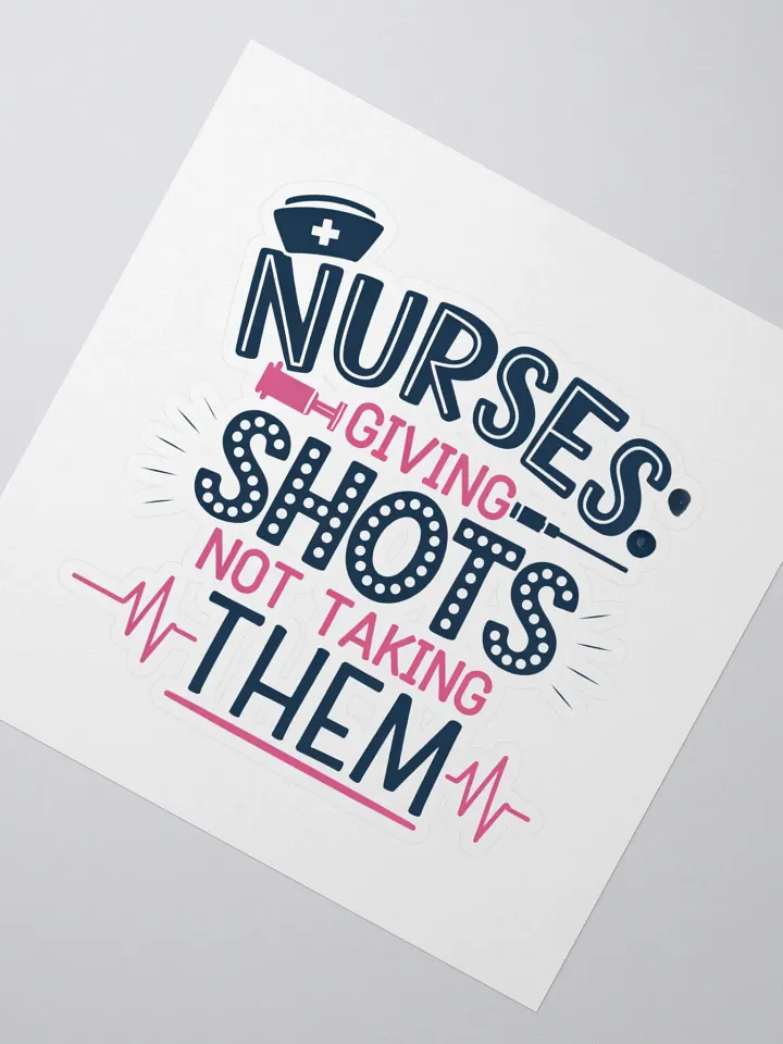 Funny Nurse Gift – ‘Giving Shots, Not Taking Them’ product image (3)