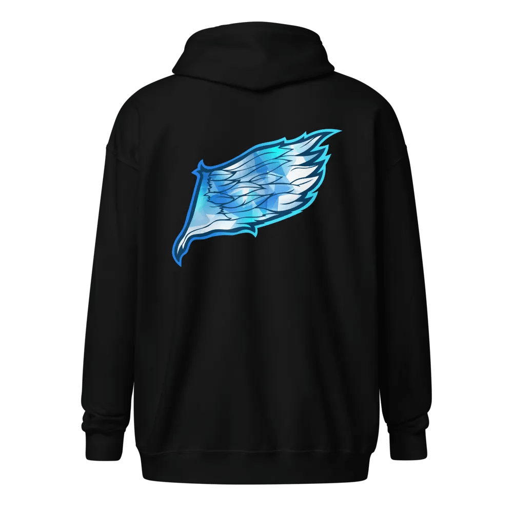 Zip up Hoodie (Blue Logo) product image (8)