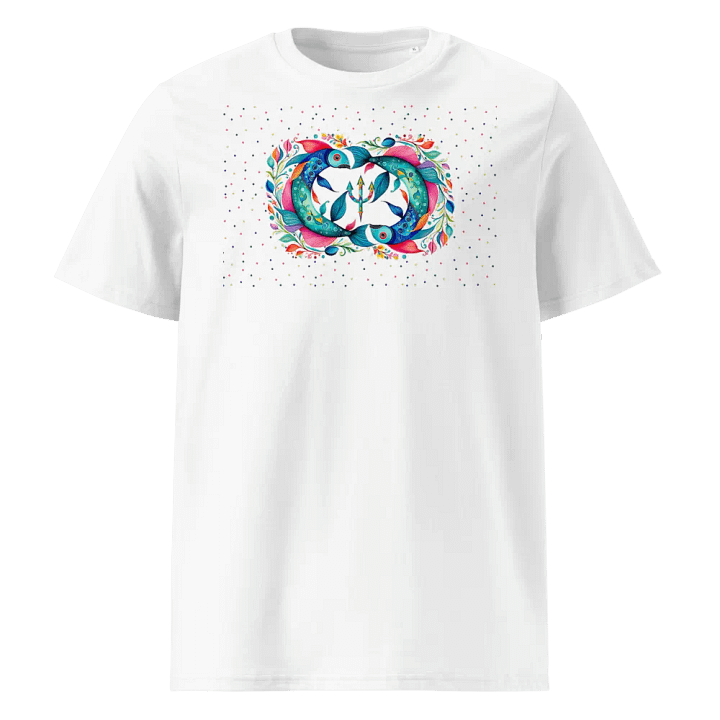 Pisces, Neptune & Pisces, White Tee product image (1)