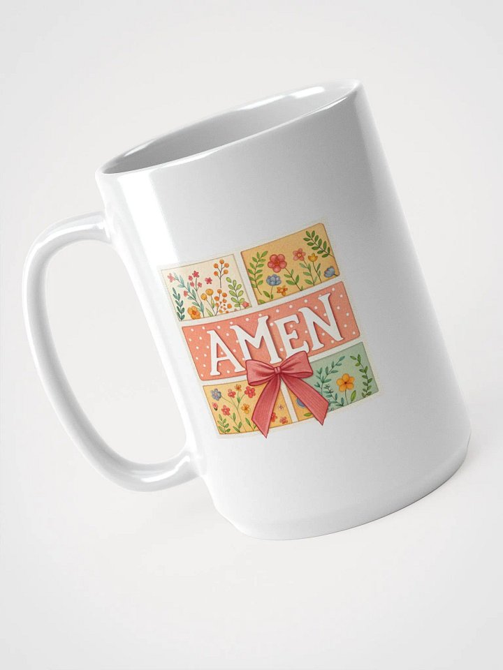 Divine Floral Amen Mug product image (1)