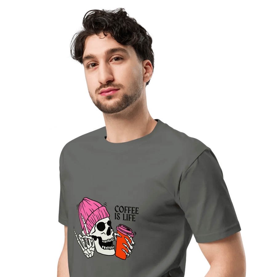 Grinning Skull Beanie Tee product image (6)