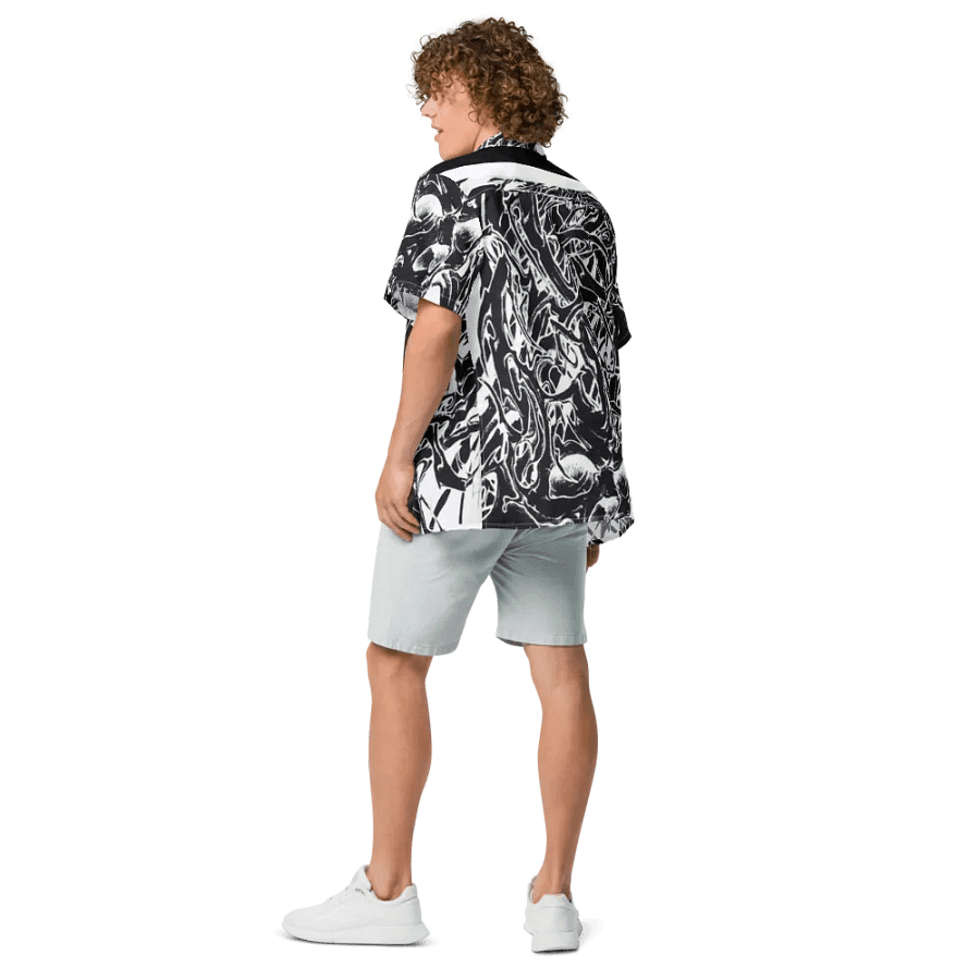 Gothic Tribal Fusion Hawaiian Shirt product image (7)