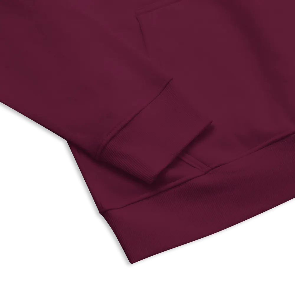 GUILLOVELO ECO BURGUNDY HOODIE product image (7)
