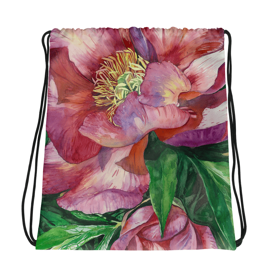 Peony - Drawstring Bag product image (1)