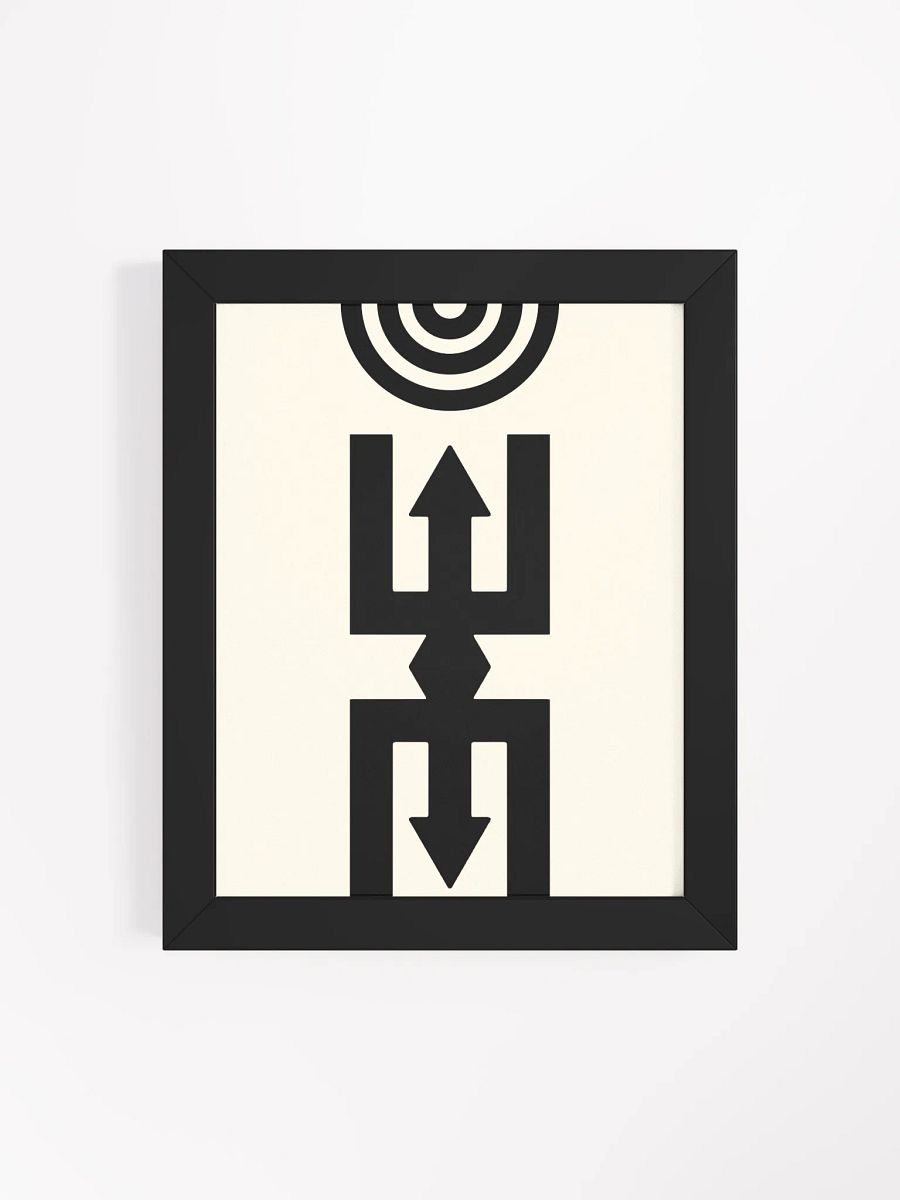 Crown and Counsel Luce Poster (Framed, Silent Authority Collection) product image (4)