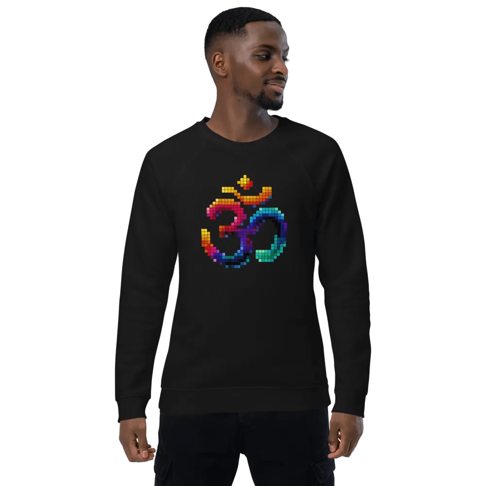 Om Pixel Vibes Sweatshirt product image (1)