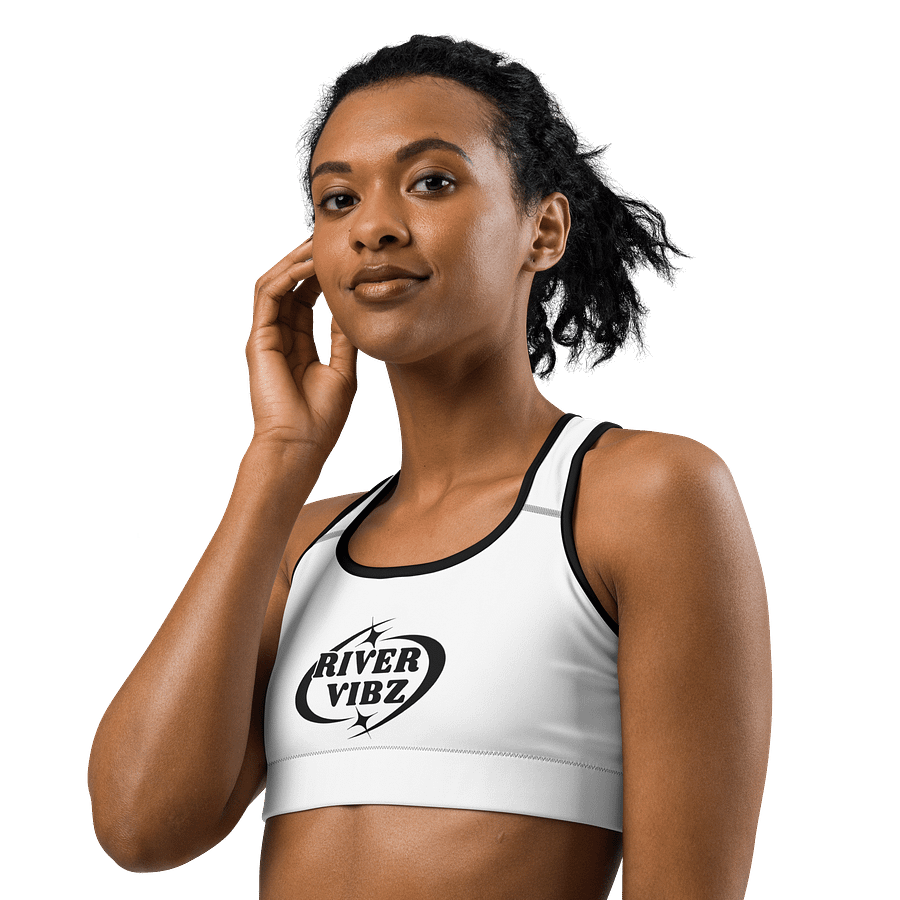 River Vibz Black Sports Bra product image (2)