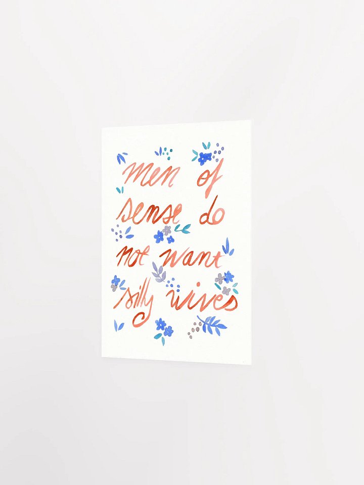 Men Of Sense - Red & Blue Art Print product image (5)