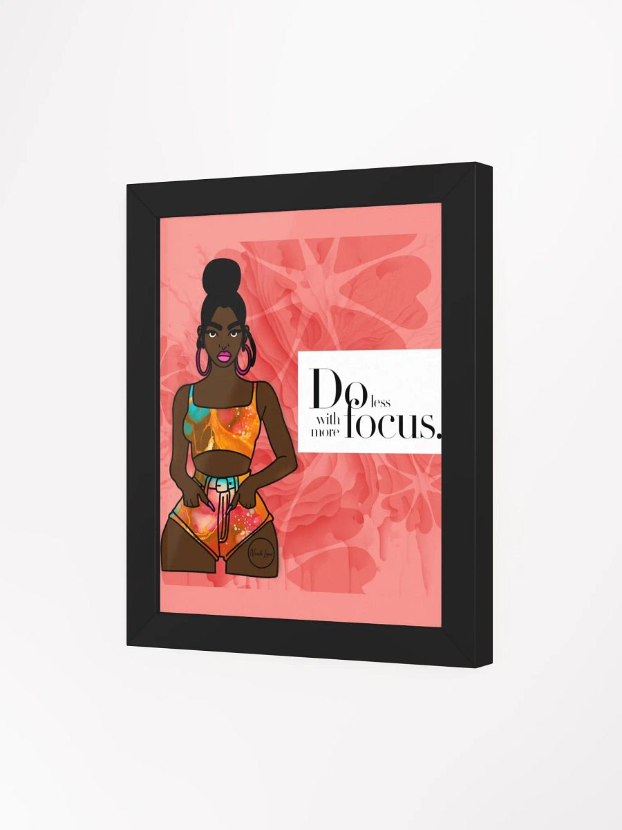 Focused Confidence Framed Poster product image (3)