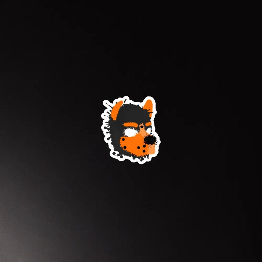 Pup Splatter Magnet - Orange product image (4)