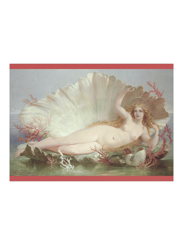 "Birth of Venus" by Henry Courtney Selous Print product image (1)