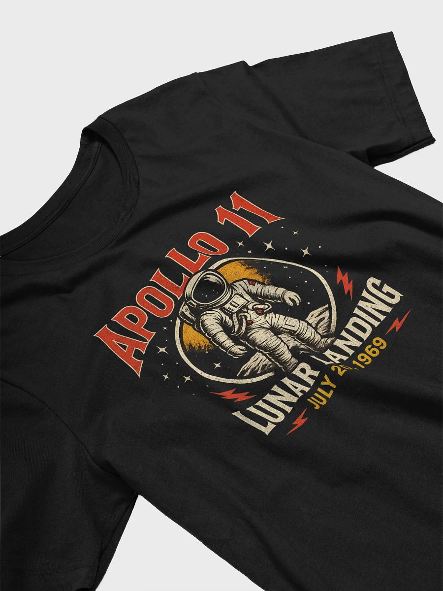 Apollo 11 Lunar Landing T-Shirt – Vintage Moon Landing Graphic Tee for NASA and Space History Fans product image (3)