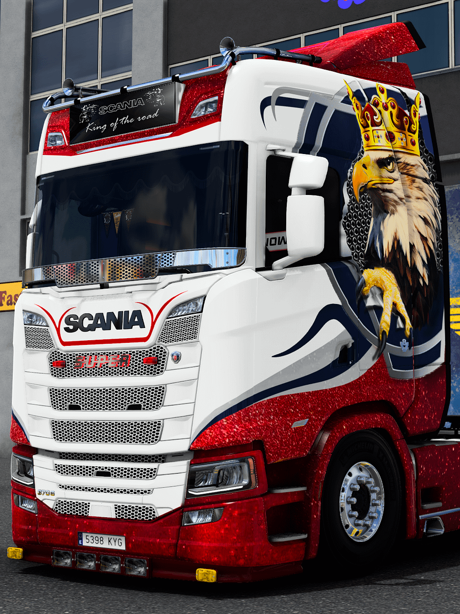 ETS2 Skin - Scania Next Gen Griffin By Dsan22 product image (1)