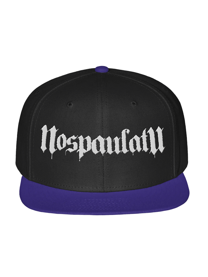 Embroidered White Logo Baseball Cap product image (1)