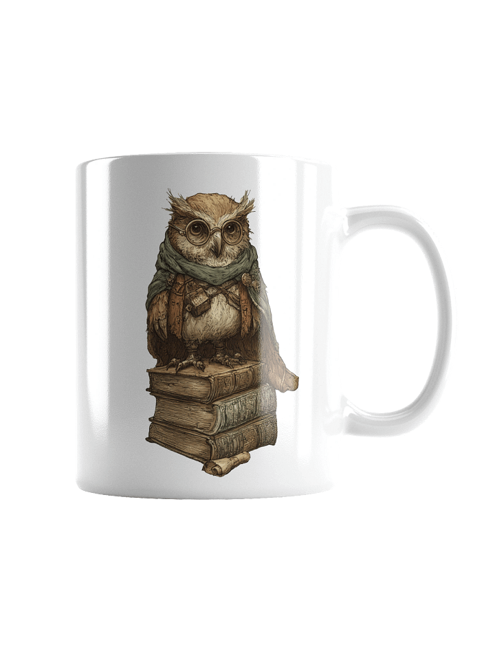 Archivist Owl Scholarly Mug product image (3)