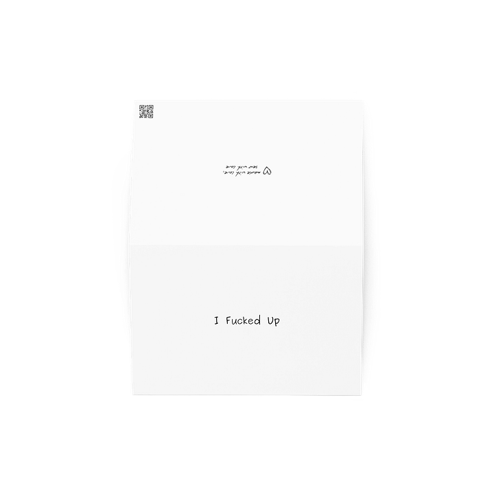 I'm Sorry Card product image (2)