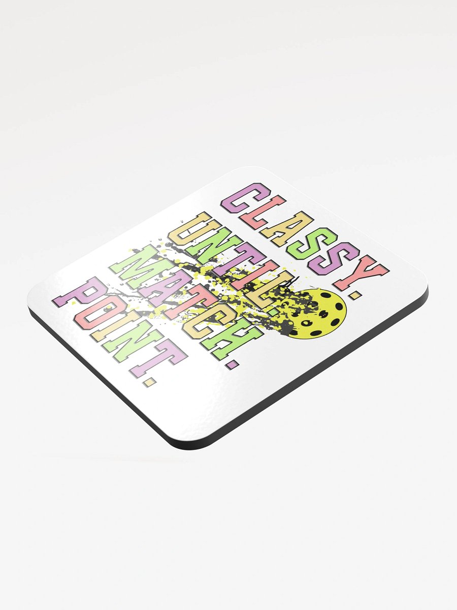 Classy Until Match Point Pickleball Splatter Smash Cork Coaster Set product image (4)