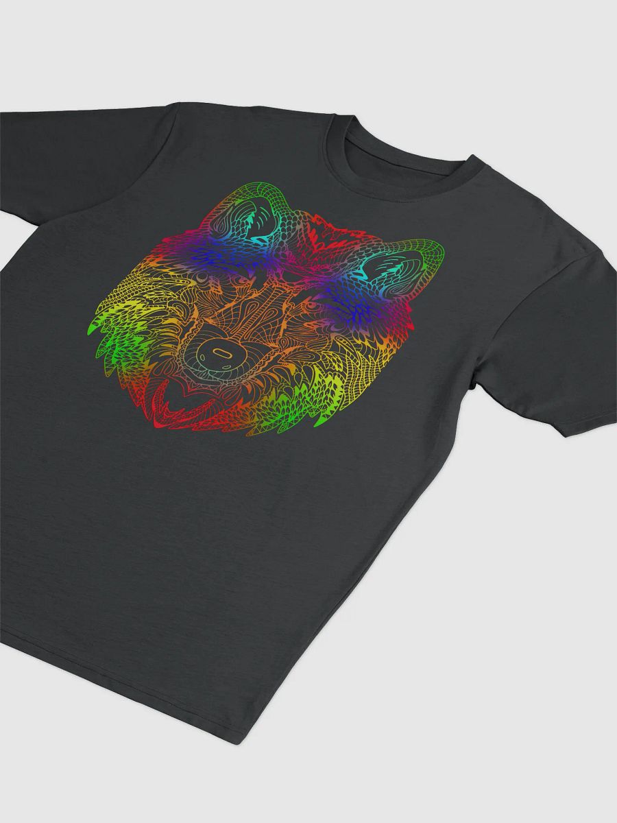 Vibrant Wolf Graphic Tee product image (4)