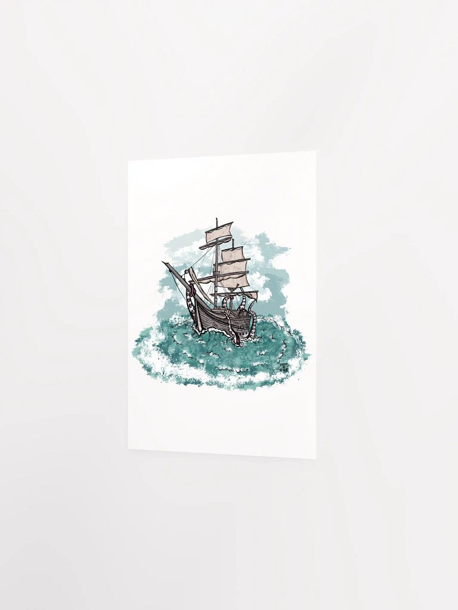 Kraken's Fury Matte Poster product image (22)