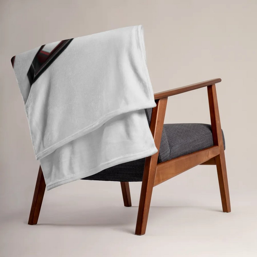 No Retreat - White - Throw Blanket product image (3)