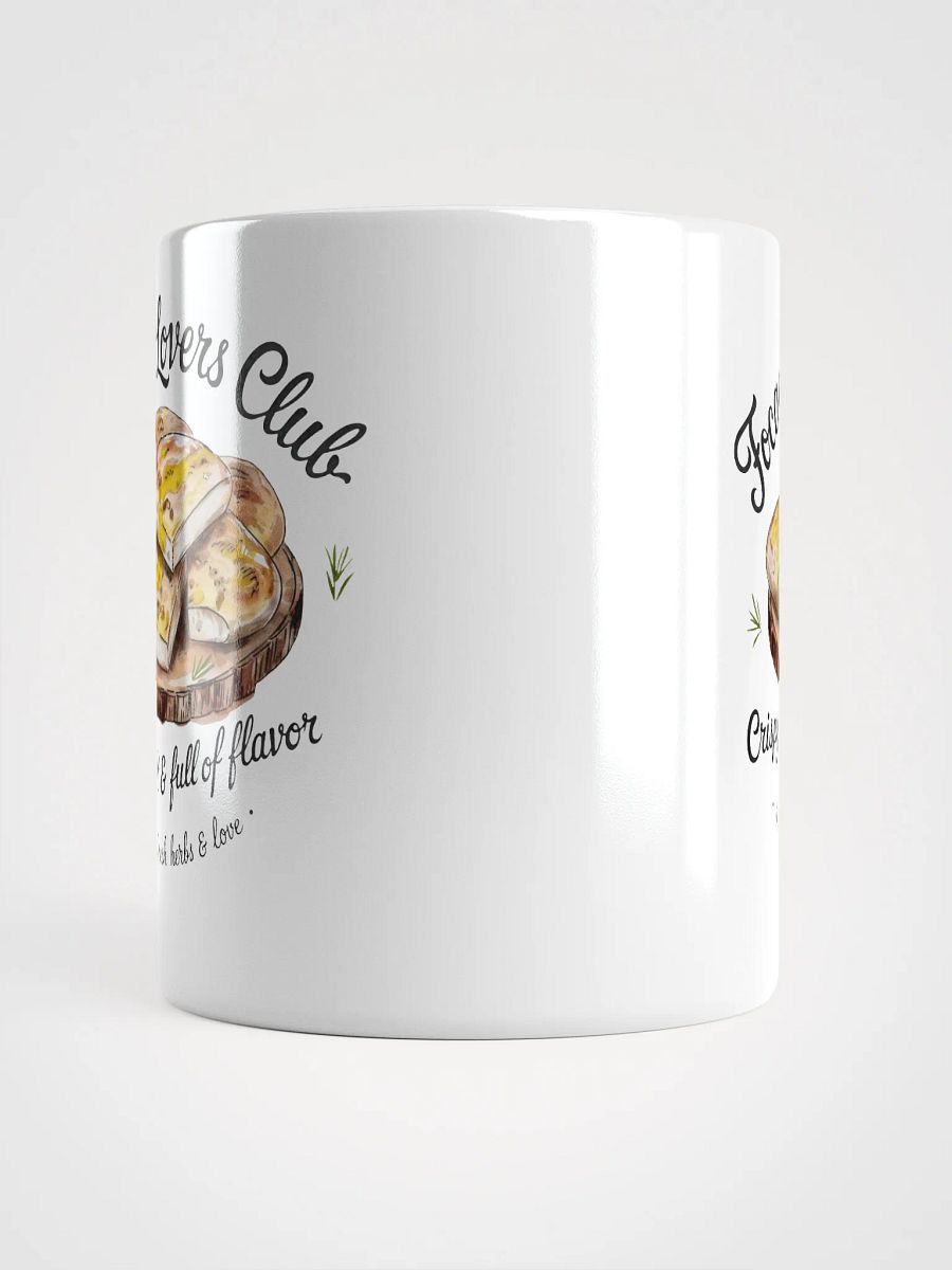 Focaccia Lovers Club White Glossy Mug product image (13)