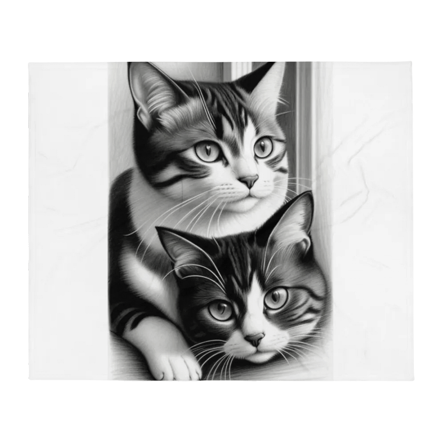 Cozy Cats Throw Blanket product image (2)
