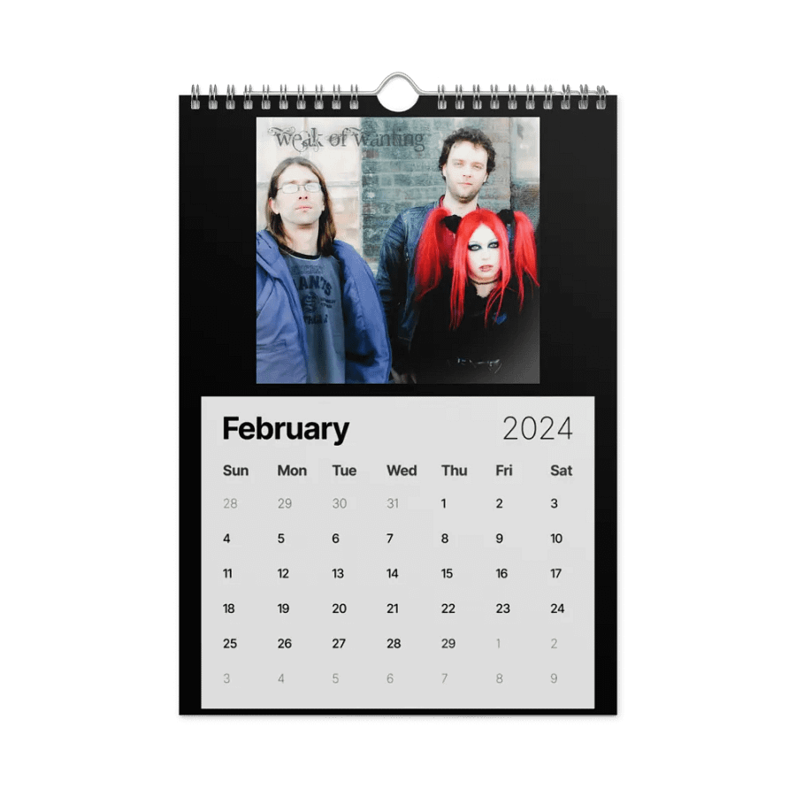 Weak Of Wanting Band 2024 Calendar product image (7)