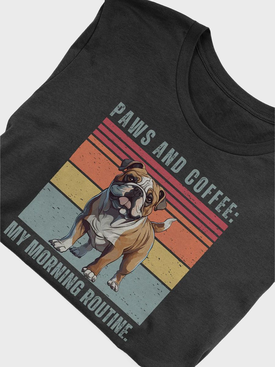 Paws and Coffee Bulldog Tee product image (17)
