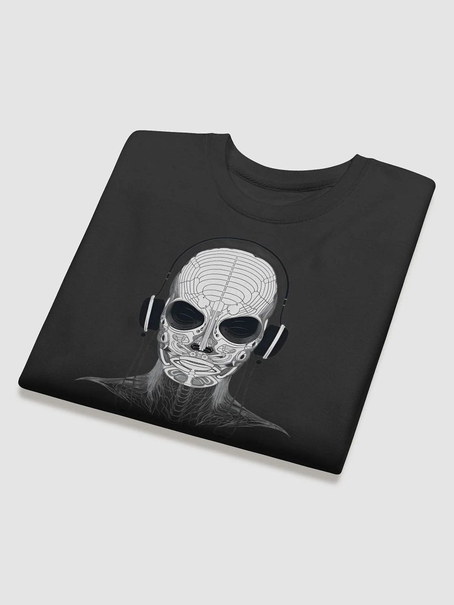Cool Alien in Headphones Long Sleeve Sweater – Funky Sci-Fi Music Pullover product image (19)