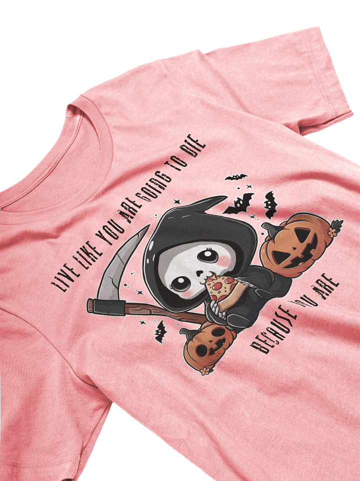 Grim Pizza Party Unisex T-Shirt - Light Colors product image (2)