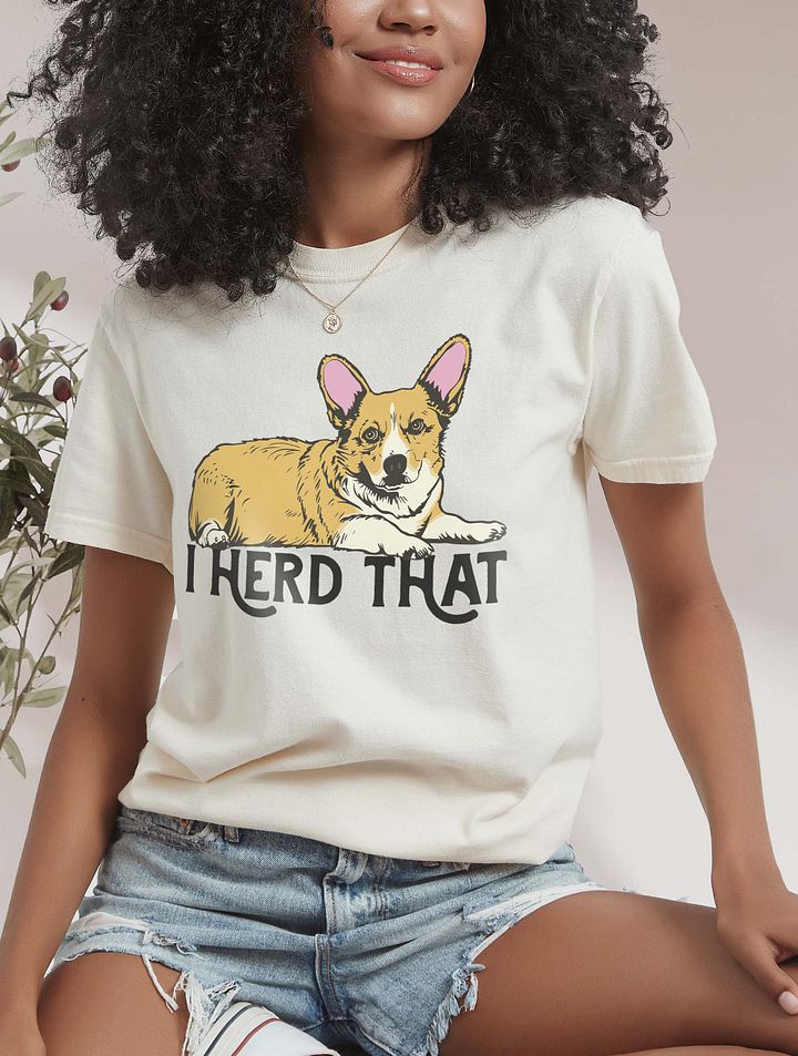 I Herd That Welsh Corgi (Sable) | Funny T-Shirt for Corgi Paw-rents product image (20)